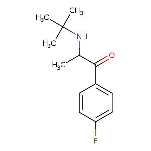 CC(C(=O)c1ccc(cc1)F)NC(C)(C)C