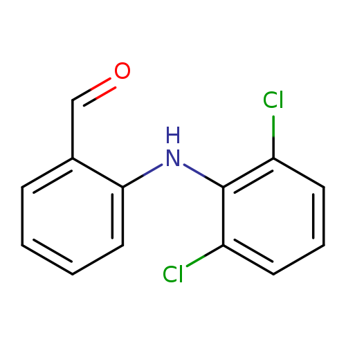 O=Cc1ccccc1Nc1c(Cl)cccc1Cl