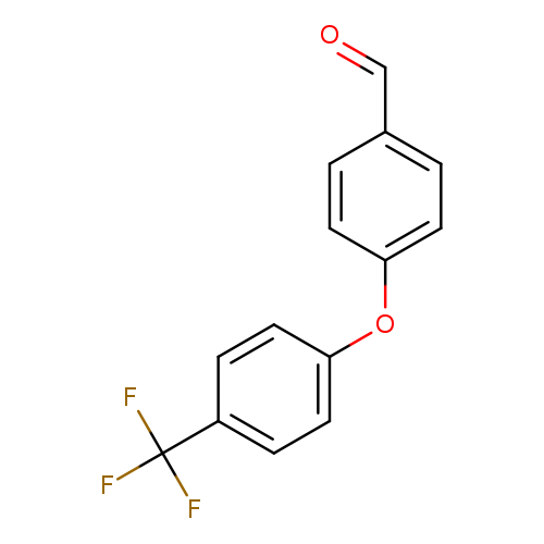 O=Cc1ccc(cc1)Oc1ccc(cc1)C(F)(F)F