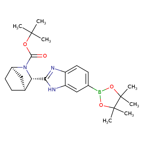 O=C(N1[C@@H]2CC[C@H]([C@H]1c1nc3c([nH]1)cc(cc3)B1OC(C(O1)(C)C)(C)C)C2)OC(C)(C)C
