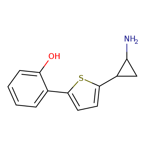 NC1CC1c1ccc(s1)c1ccccc1O