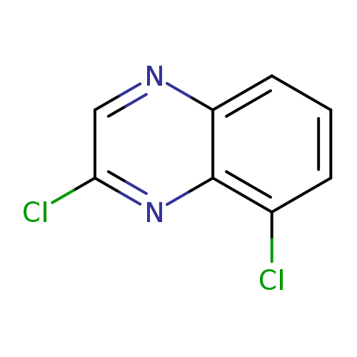 Clc1cnc2c(n1)c(Cl)ccc2