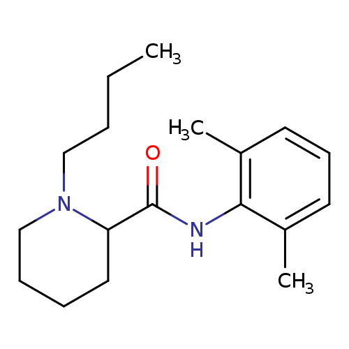 CCCCN1CCCCC1C(=O)Nc1c(C)cccc1C