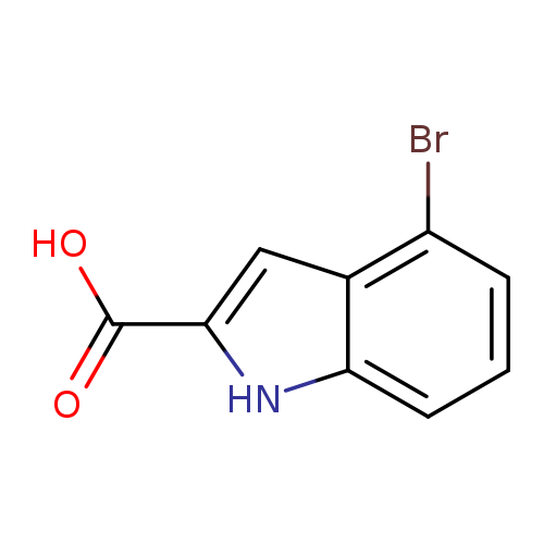 OC(=O)c1cc2c([nH]1)cccc2Br