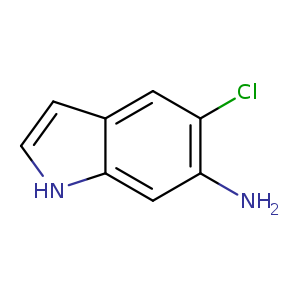 Clc1cc2cc[nH]c2cc1N