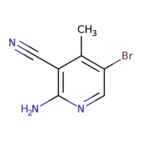 N#Cc1c(N)ncc(c1C)Br