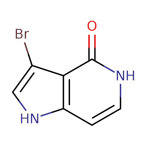 Brc1c[nH]c2c1c(=O)[nH]cc2