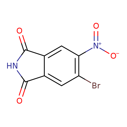 O=C1NC(=O)c2c1cc([N+](=O)[O-])c(c2)Br