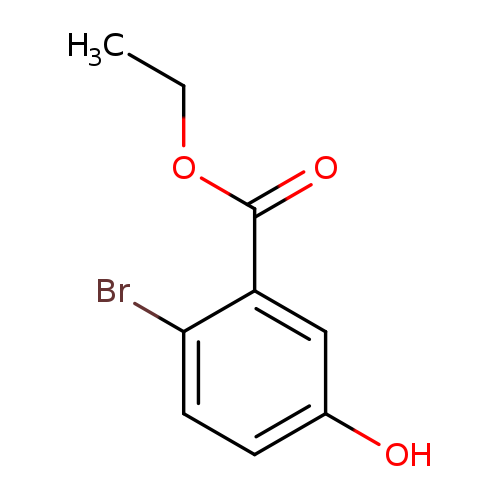 CCOC(=O)c1cc(O)ccc1Br