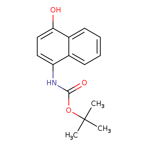 O=C(OC(C)(C)C)Nc1ccc(c2c1cccc2)O