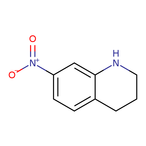 [O-][N+](=O)c1ccc2c(c1)NCCC2