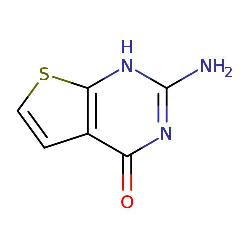Nc1nc(=O)c2c([nH]1)scc2