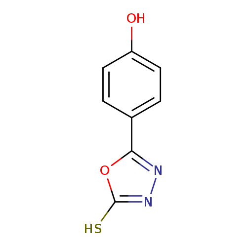 Oc1ccc(cc1)c1nnc(o1)S