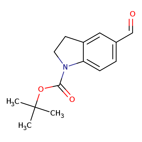 O=Cc1ccc2c(c1)CCN2C(=O)OC(C)(C)C