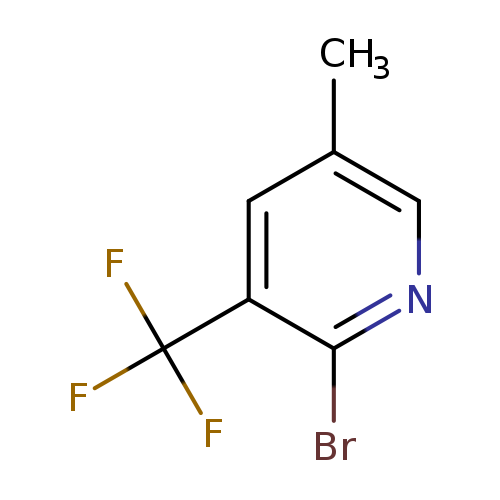Cc1cnc(c(c1)C(F)(F)F)Br