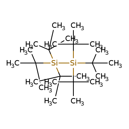 CC([Si]([Si](C(C)(C)C)(C(C)(C)C)C(C)(C)C)(C(C)(C)C)C(C)(C)C)(C)C