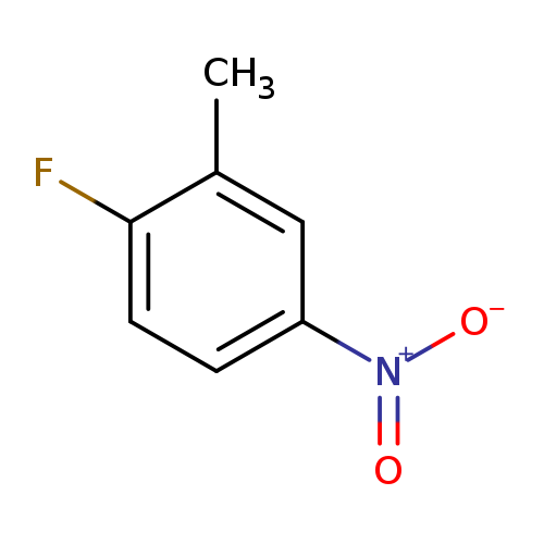 [O-][N+](=O)c1ccc(c(c1)C)F