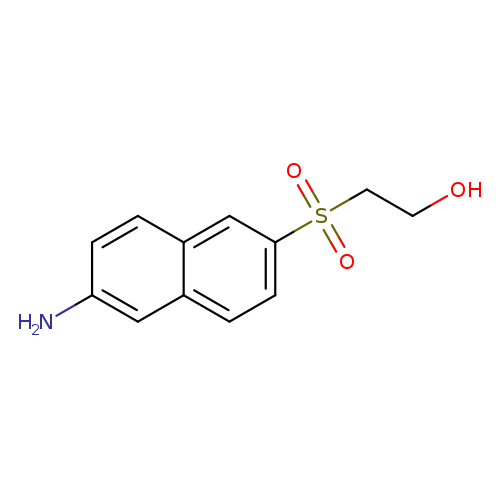 OCCS(=O)(=O)c1ccc2c(c1)ccc(c2)N