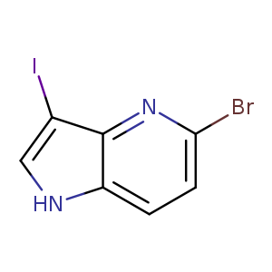 Brc1ccc2c(n1)c(I)c[nH]2