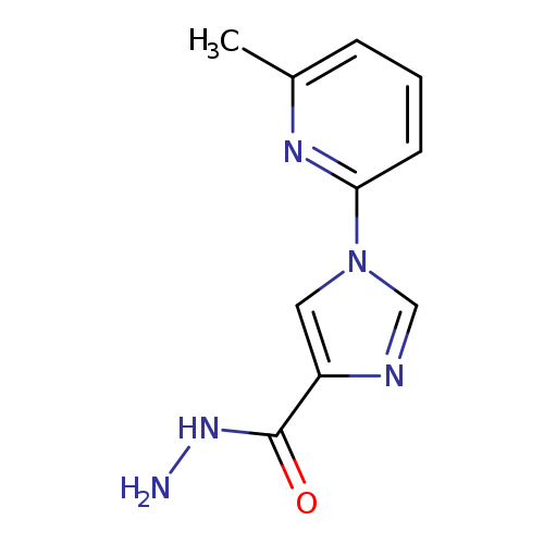 NNC(=O)c1ncn(c1)c1cccc(n1)C