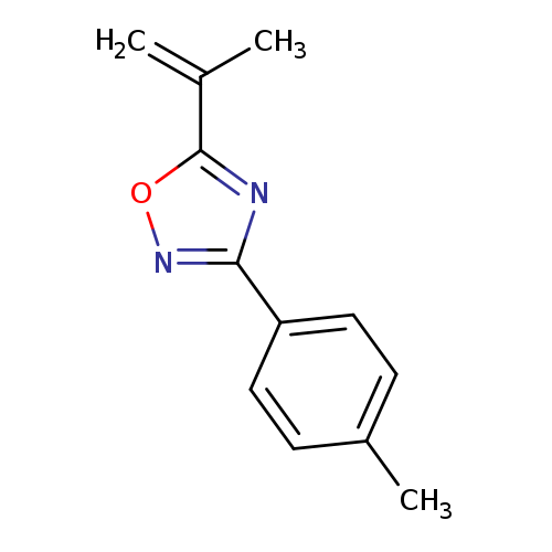 Cc1ccc(cc1)c1noc(n1)C(=C)C