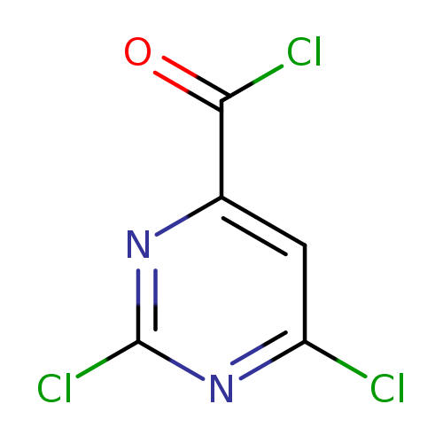 Clc1nc(Cl)nc(c1)C(=O)Cl