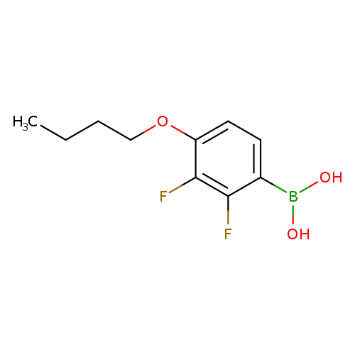 CCCCOc1ccc(c(c1F)F)B(O)O