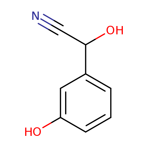N#CC(c1cccc(c1)O)O