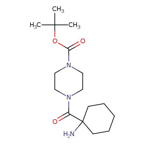 O=C(C1(N)CCCCC1)N1CCN(CC1)C(=O)OC(C)(C)C