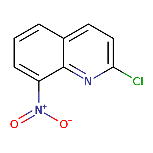 Clc1ccc2c(n1)c(ccc2)[N+](=O)[O-]