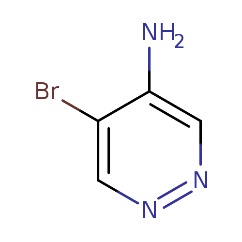 Nc1cnncc1Br