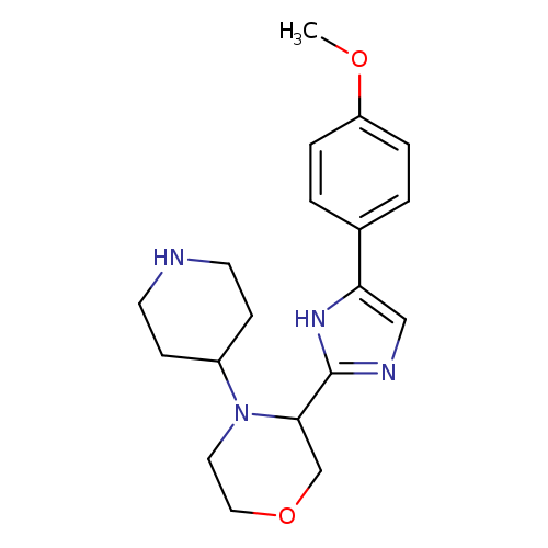 COc1ccc(cc1)c1cnc([nH]1)C1COCCN1C1CCNCC1