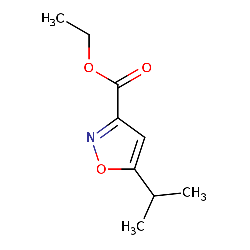CCOC(=O)c1noc(c1)C(C)C