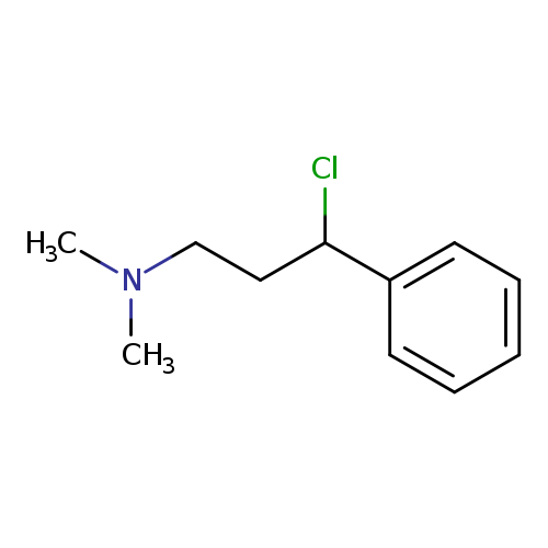ClC(c1ccccc1)CCN(C)C