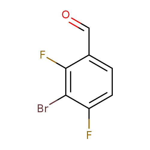O=Cc1ccc(c(c1F)Br)F