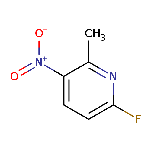 [O-][N+](=O)c1ccc(nc1C)F