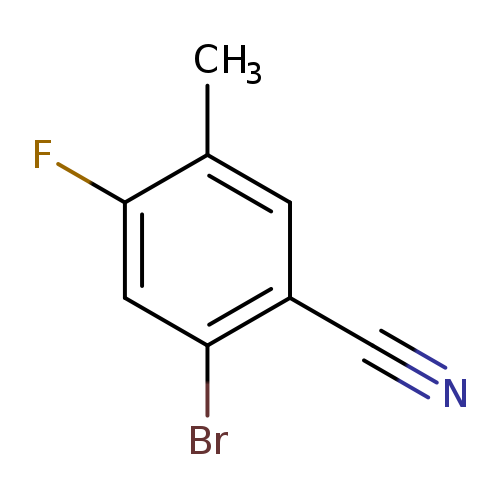 N#Cc1cc(C)c(cc1Br)F