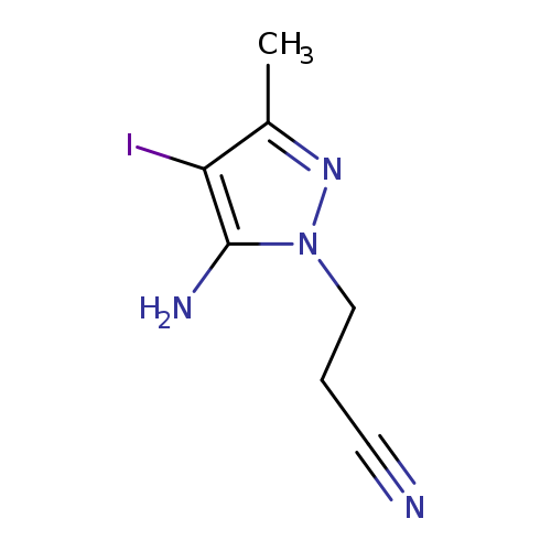 N#CCCn1nc(c(c1N)I)C