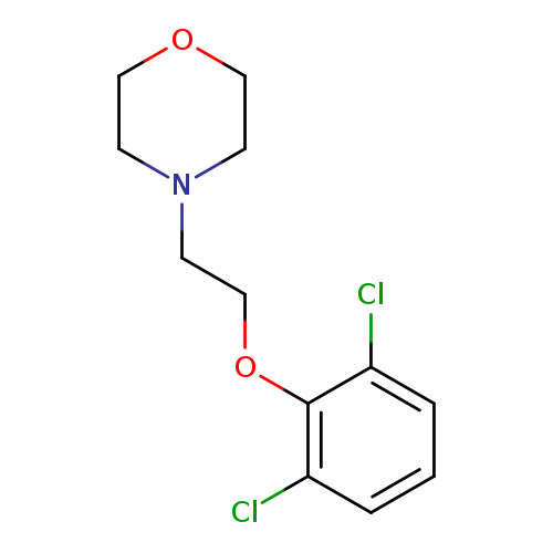 Clc1cccc(c1OCCN1CCOCC1)Cl
