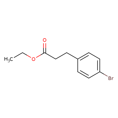 CCOC(=O)CCc1ccc(cc1)Br
