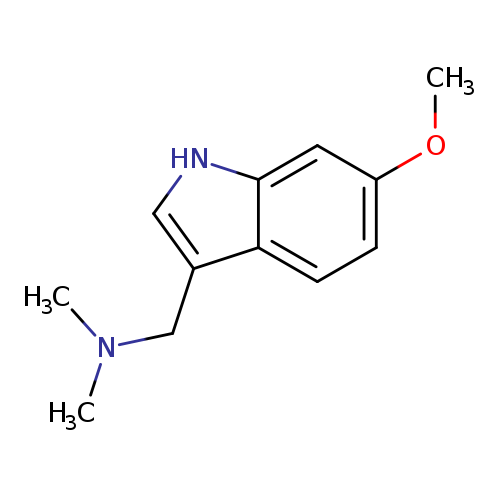 COc1ccc2c(c1)[nH]cc2CN(C)C