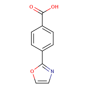 OC(=O)c1ccc(cc1)c1ncco1