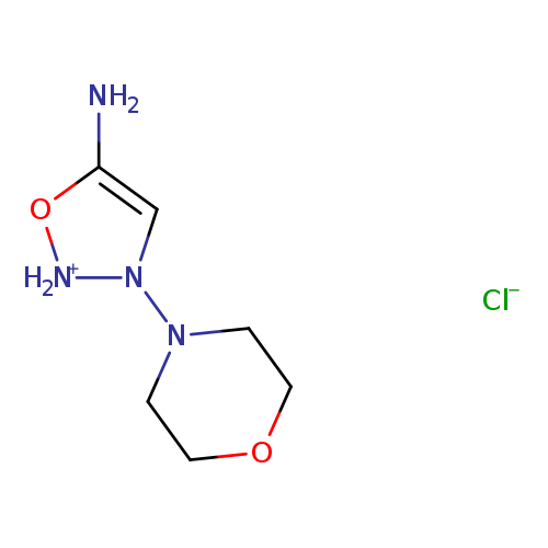 NC1=CN([NH2+]O1)N1CCOCC1.[Cl-]