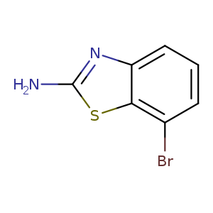 Nc1nc2c(s1)c(Br)ccc2