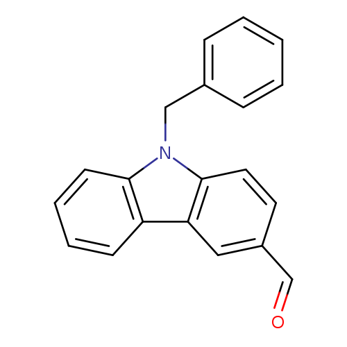 O=Cc1ccc2c(c1)c1ccccc1n2Cc1ccccc1