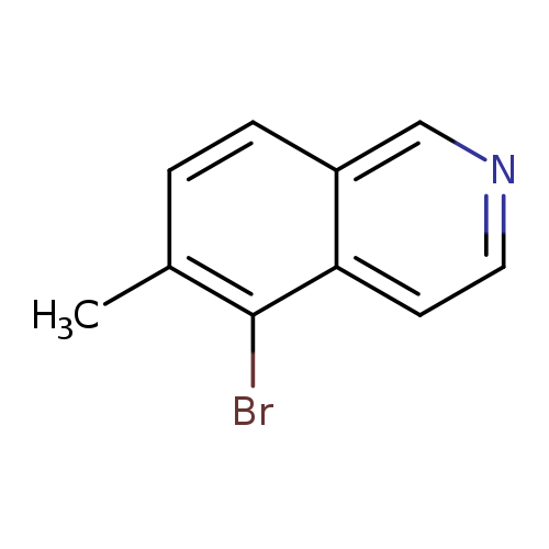 Cc1ccc2c(c1Br)ccnc2