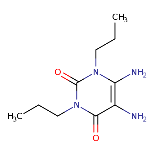 CCCn1c(N)c(N)c(=O)n(c1=O)CCC