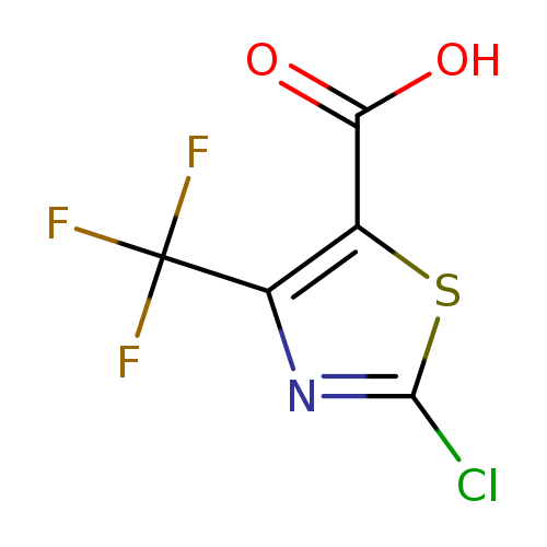 Clc1sc(c(n1)C(F)(F)F)C(=O)O