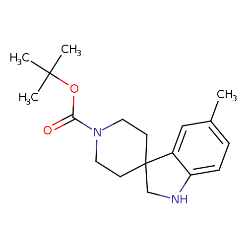 Cc1ccc2c(c1)C1(CCN(CC1)C(=O)OC(C)(C)C)CN2