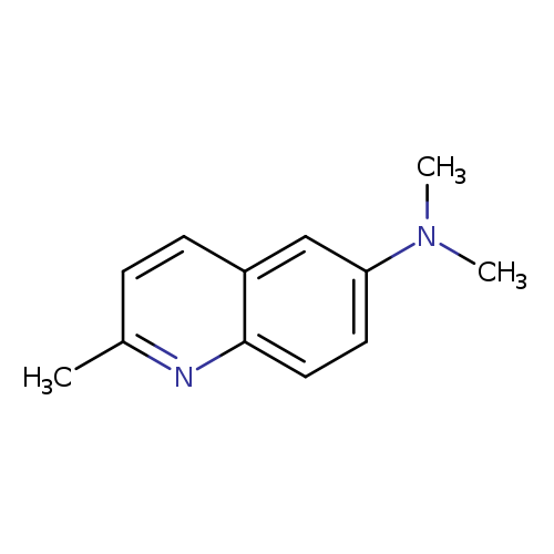 Cc1ccc2c(n1)ccc(c2)N(C)C